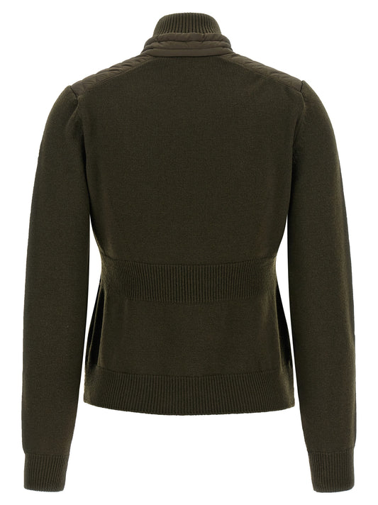 Moncler Grenoble Bicolor Polyamide Cardigan