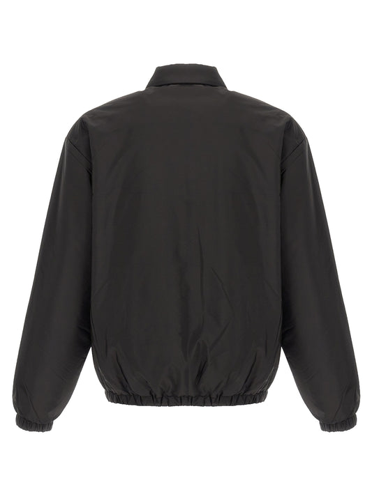 Prada Black Recycled Polyamide Full-Length Jacket