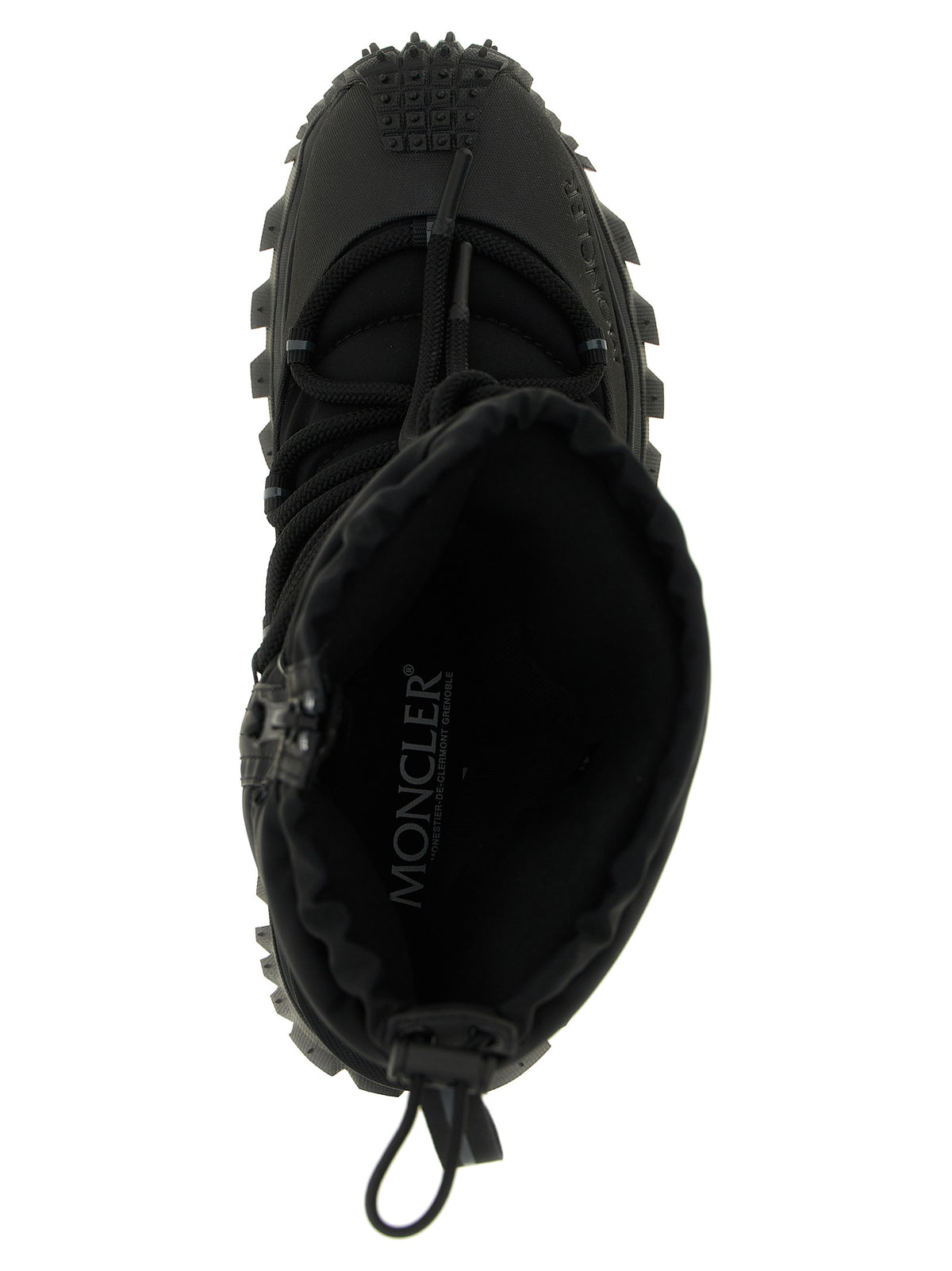 Bottines à lacets Moncler en polyamide noir