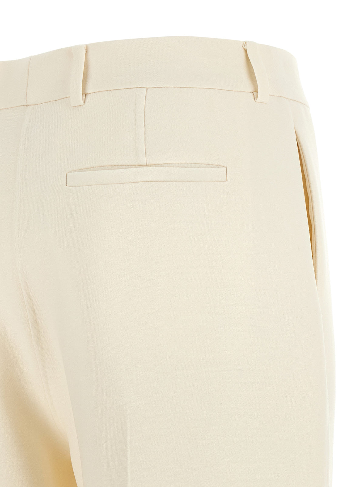 Pantalon de costume Fendi en laine vierge blanche