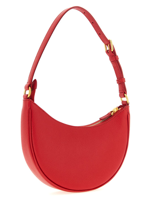Sac à épaule Valentino Garavani en cuir de veau rouge
