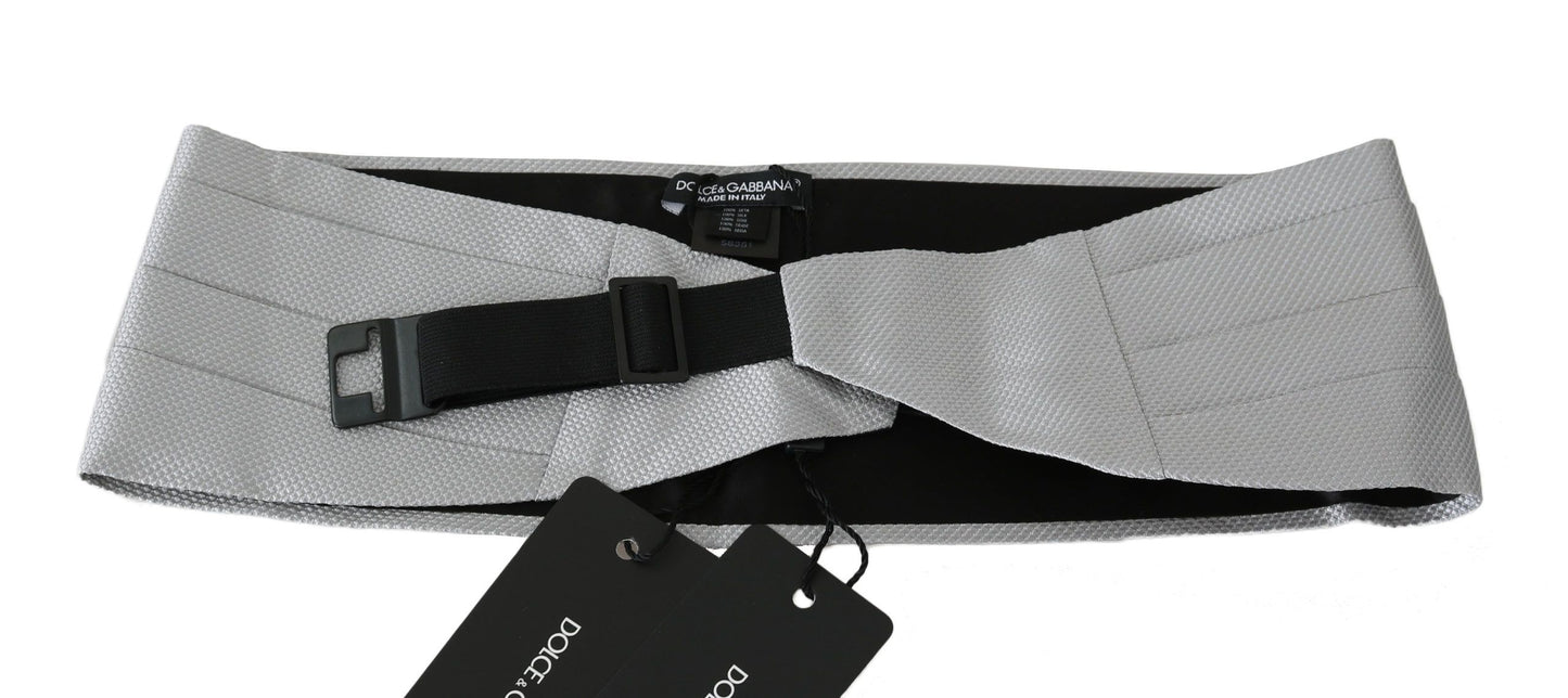 Fajín Dolce & Gabbana gris para hombre 100% seda