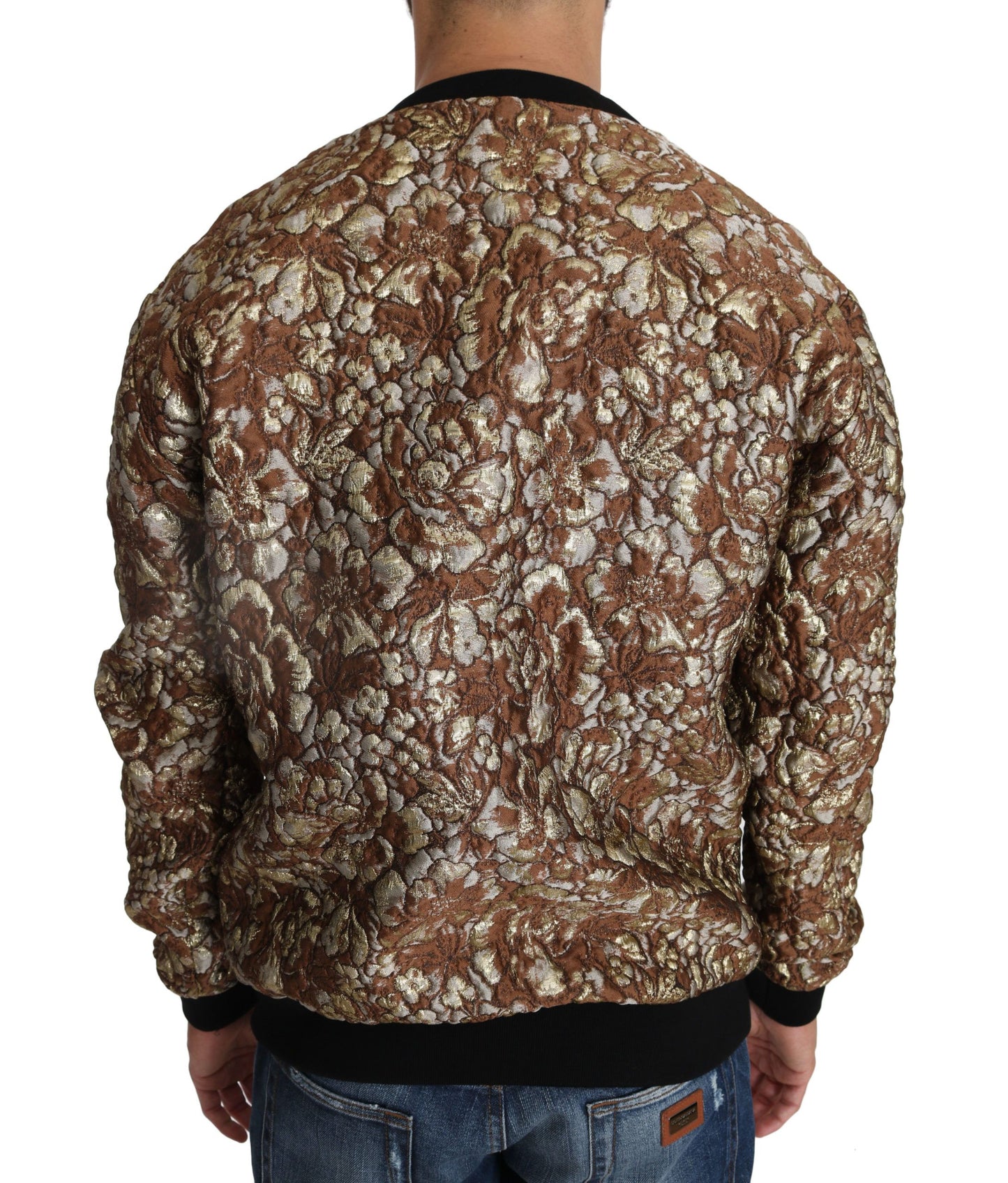 Suéter de punto con piña Jacquard MAMBO multicolor de Dolce & Gabbana