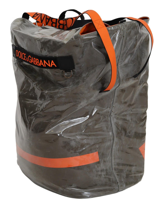 Bolso de tela Dolce & Gabbana de algodón para hombre, tamaño grande, verde