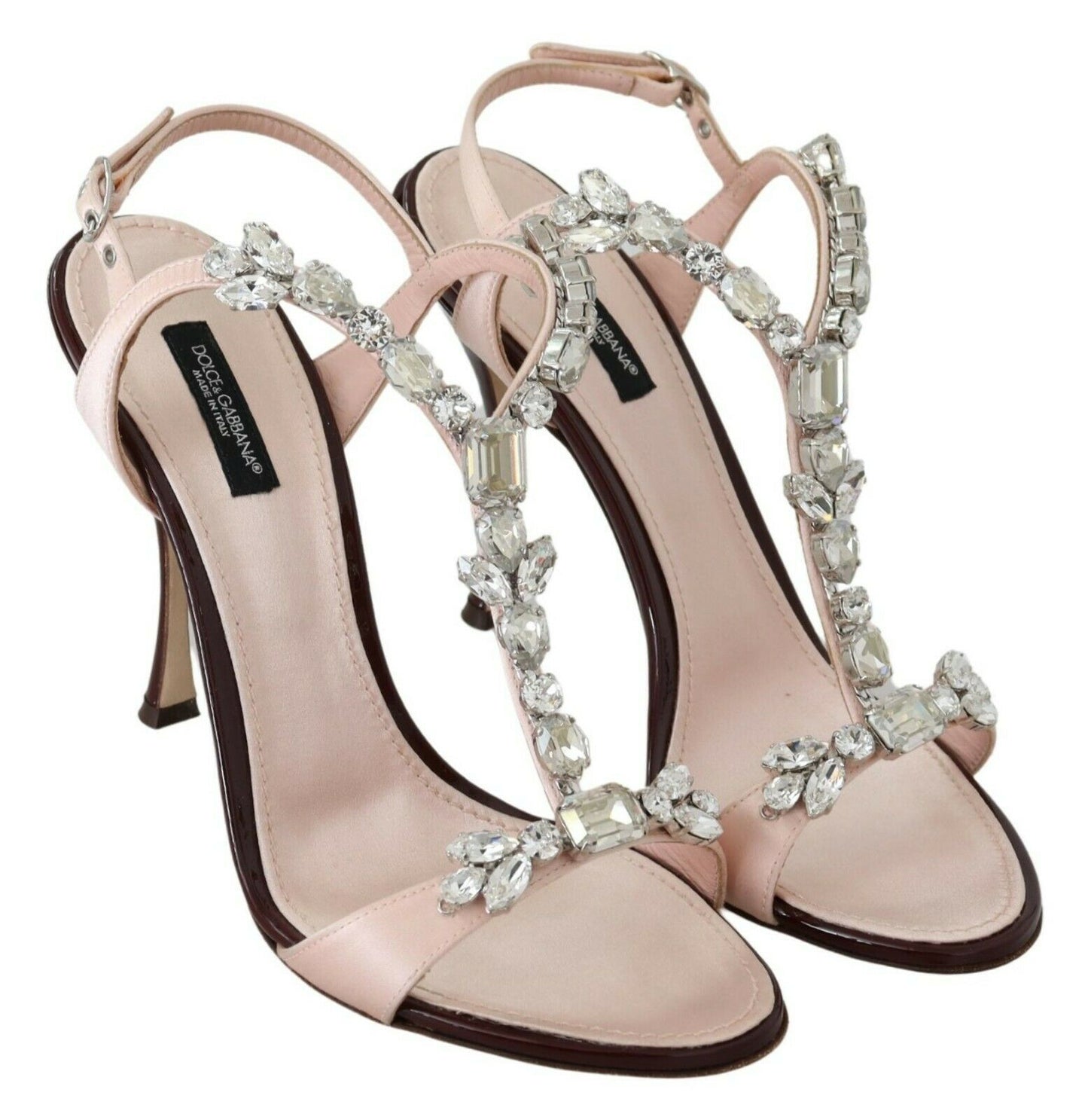Sandalias Keira con cristales rosas de Dolce & Gabbana
