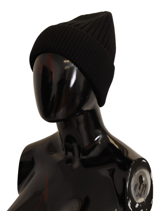 Dolce & Gabbana Gorro de lana negro de invierno para mujer