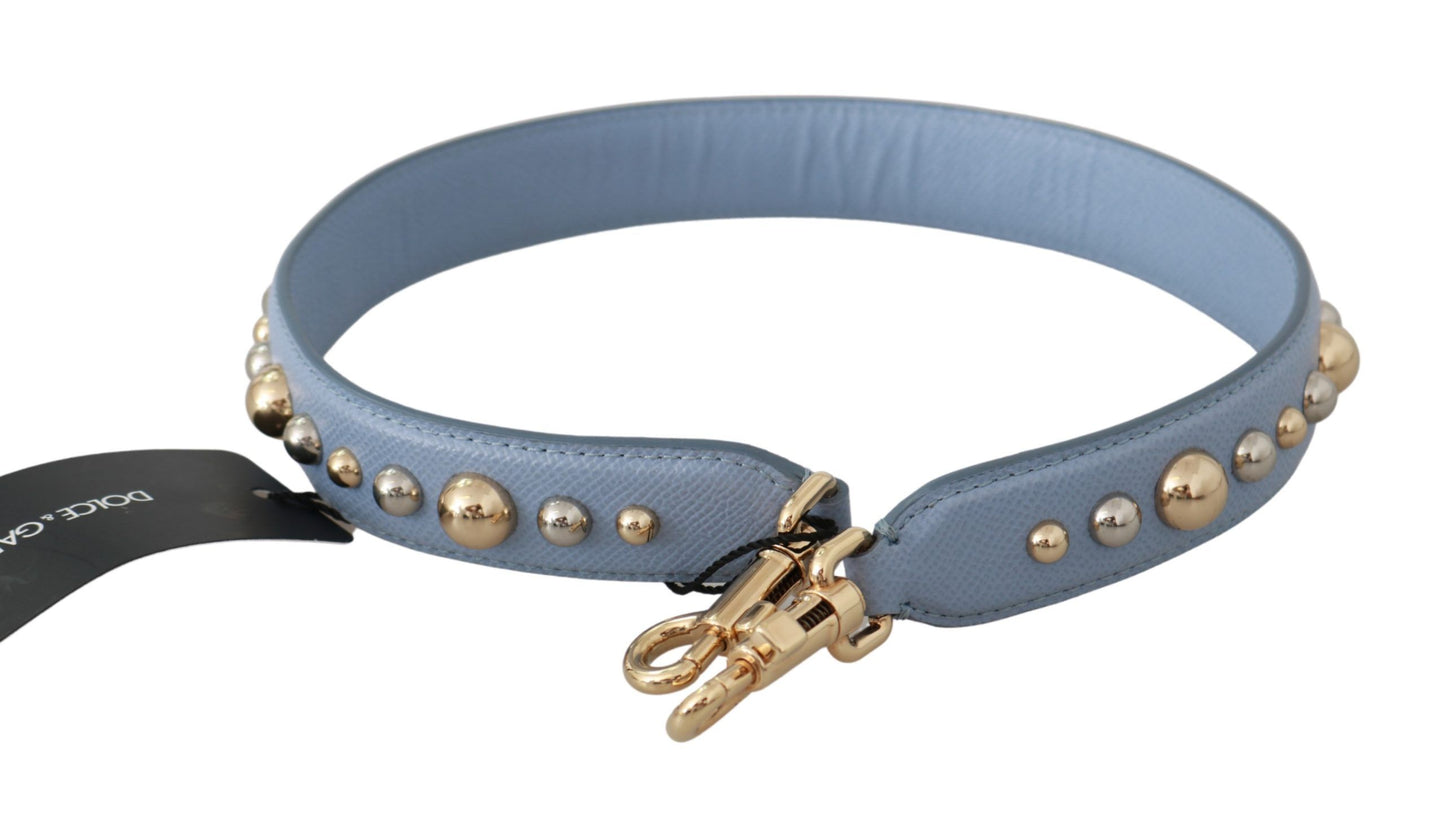 Correa de hombro de piel azul de Dolce & Gabbana para bolso/accesorio