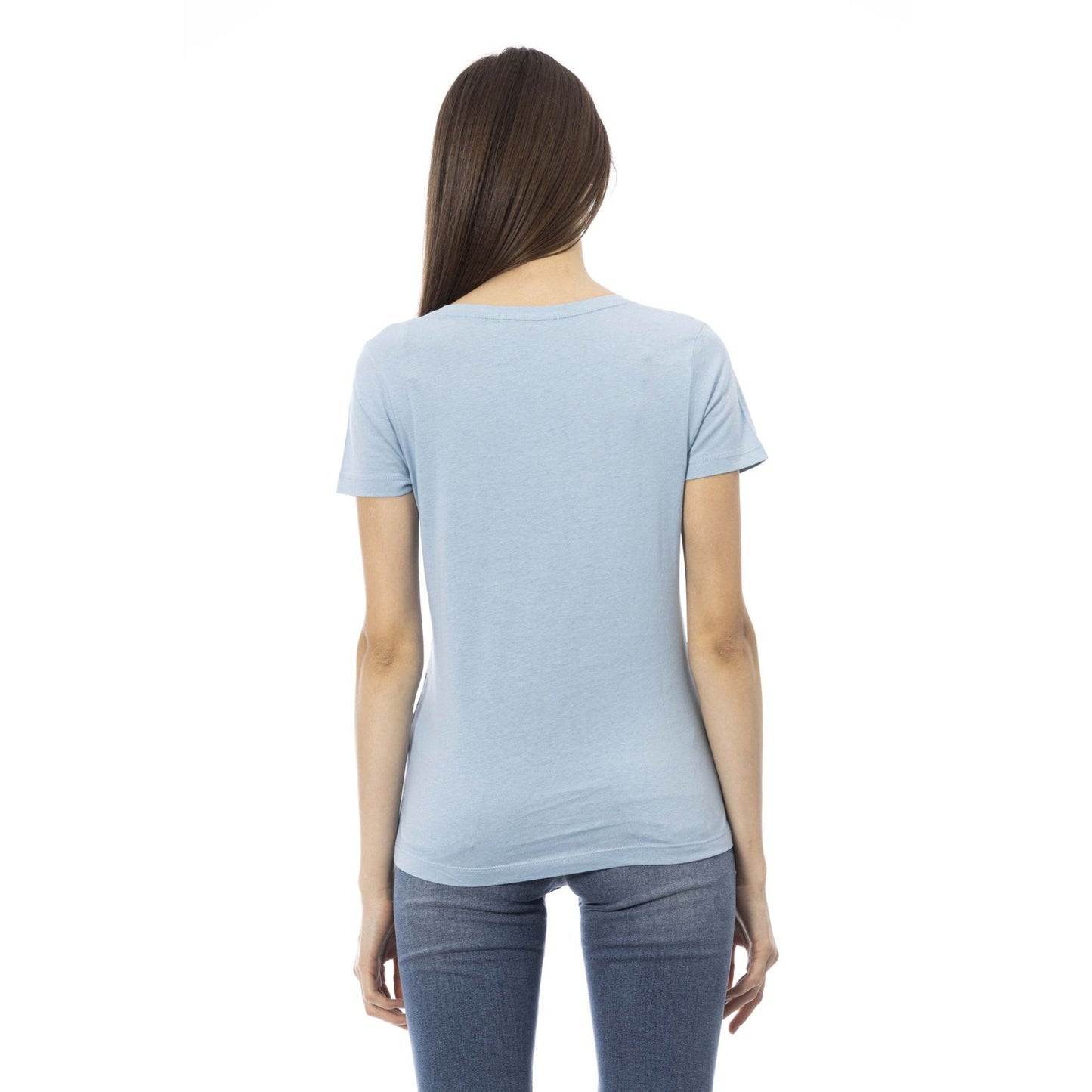 Trussardi Action Camiseta para mujer 90% algodón