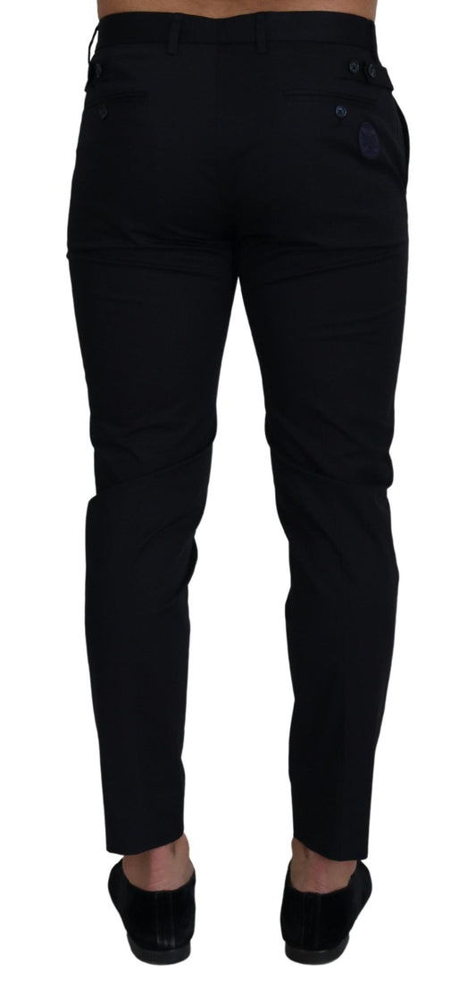 Dolce & Gabbana Pantalones Chinos Pitillo de Algodón Elástico Azules