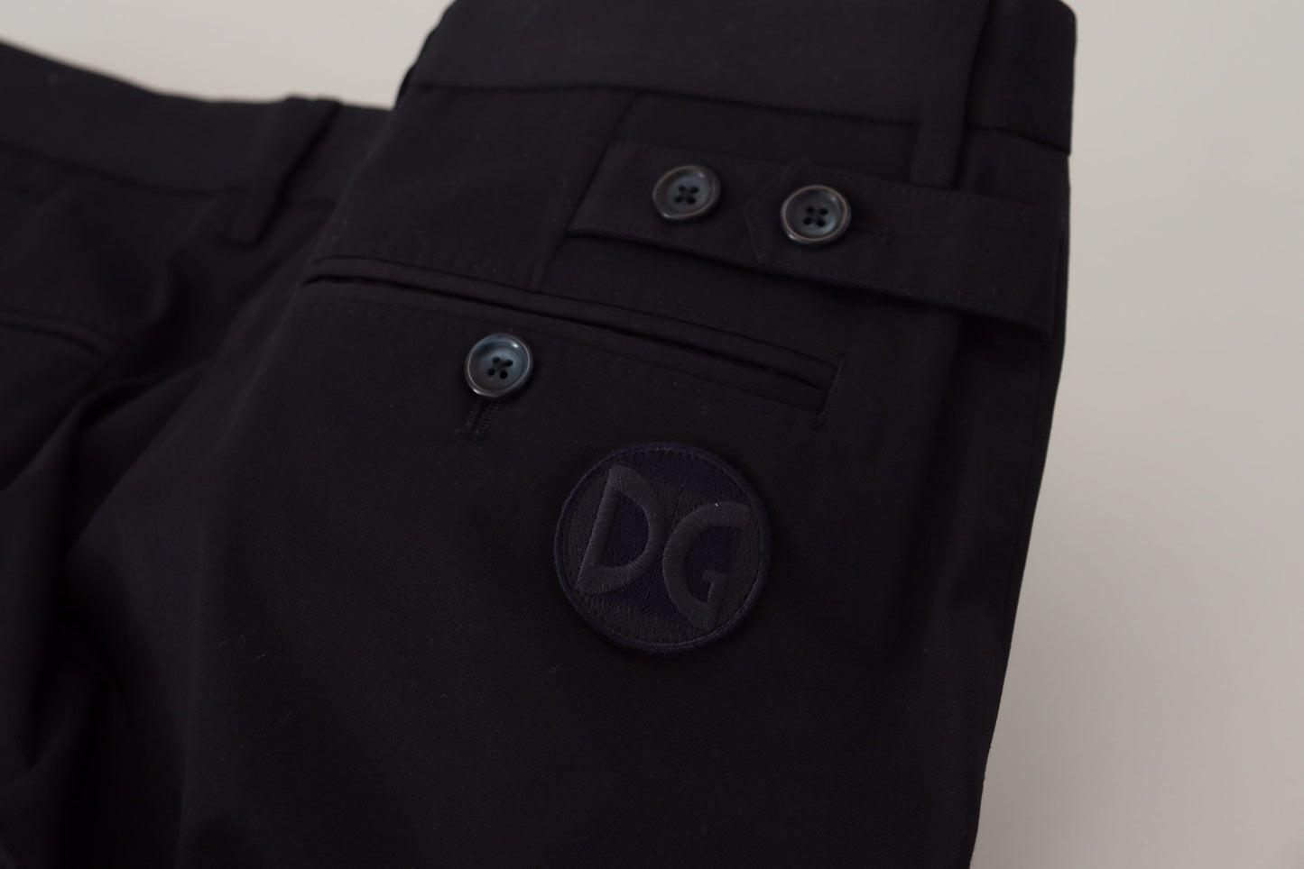 Dolce & Gabbana Pantalones Chinos Pitillo de Algodón Elástico Azules