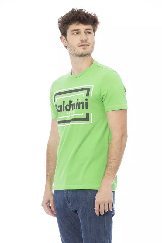Camiseta Baldinini Trend para hombre de algodón verde