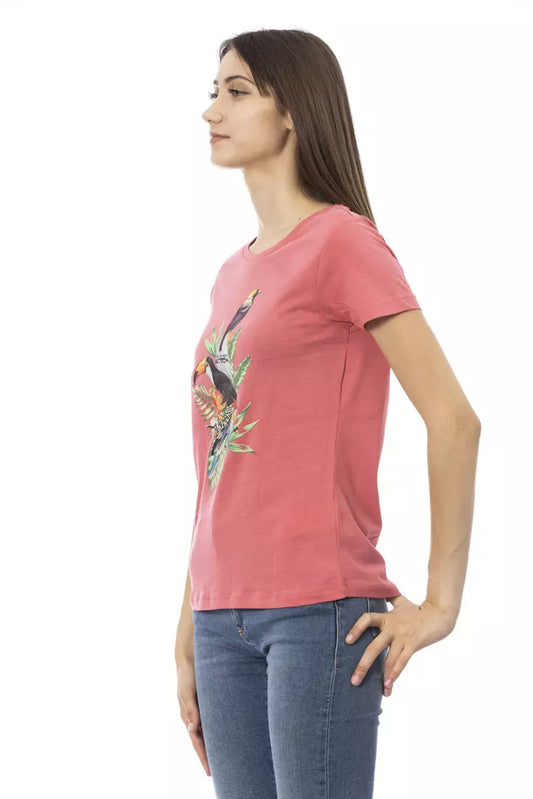 Camiseta Multicolor de Algodón Trussardi Action para Mujer
