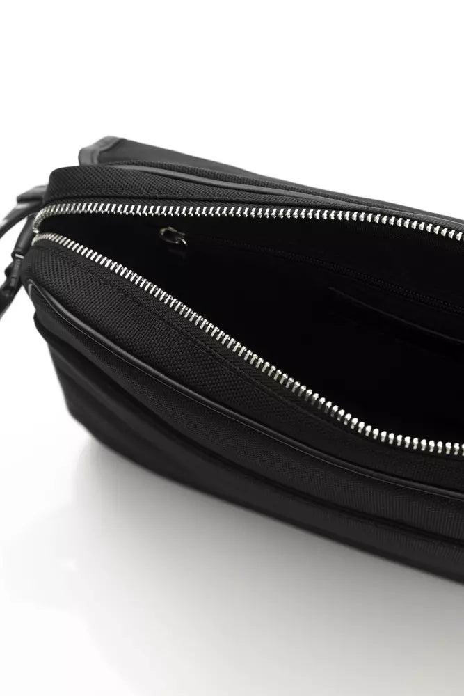 Bolso Cruzado de Nylon Negro para Mujer Cerruti 1881