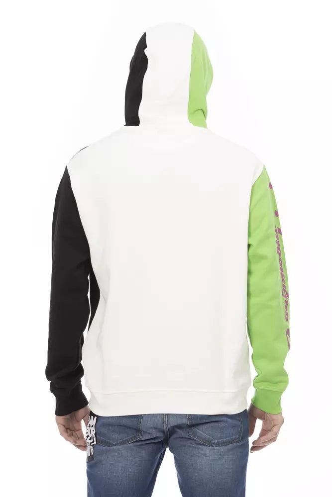 Sudadera con Capucha para Hombre de Algodón Blanco Automobili Lamborghini