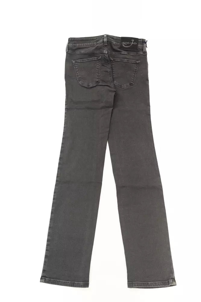Pantalones vaqueros Jacob Cohen de algodón negro para mujer