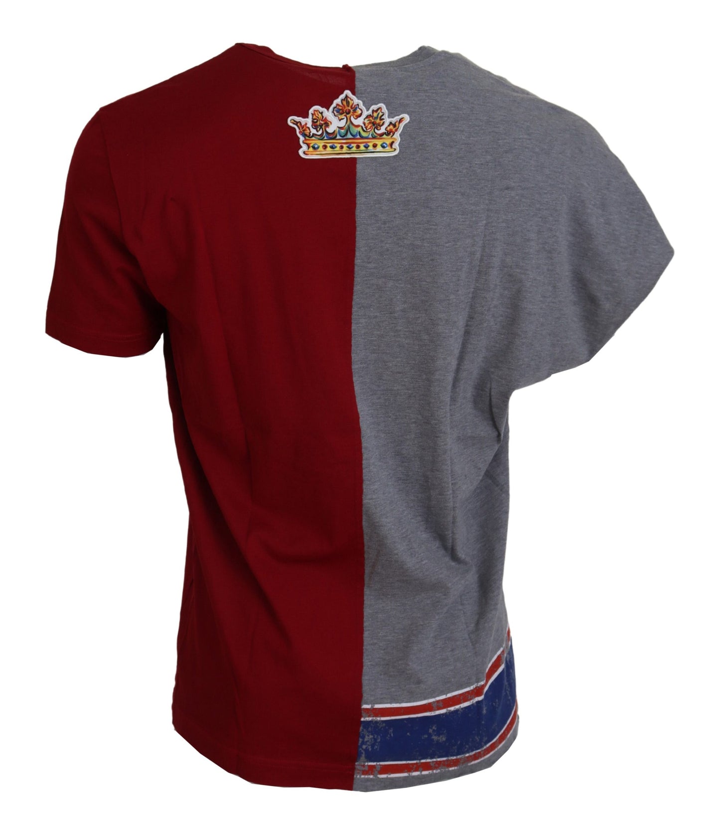 Camiseta Dolce & Gabbana Roja Gris Dos Modelos DG Angel Cuello Redondo