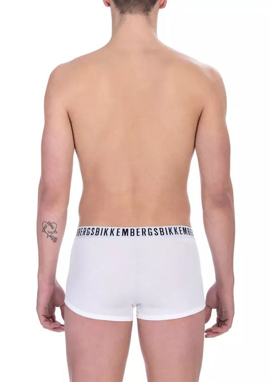 Bóxer Bikkembergs de algodón blanco para hombre