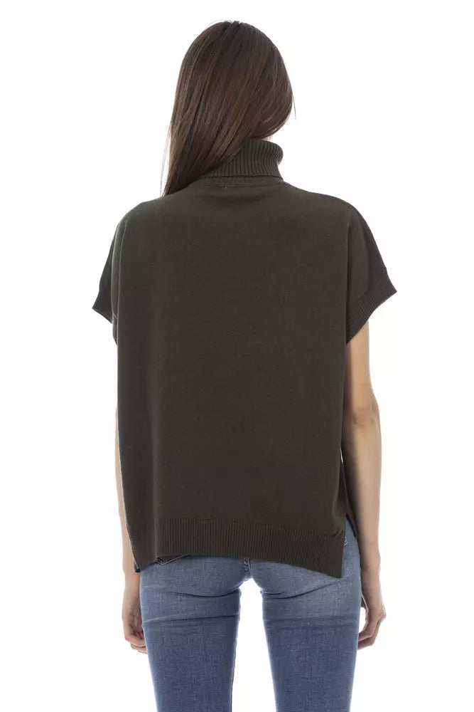 Jersey de lana verde para mujer Baldinini Trend