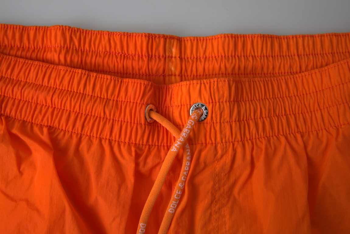 Dolce & Gabbana Shorts de Baño Degradado Naranja y Azul