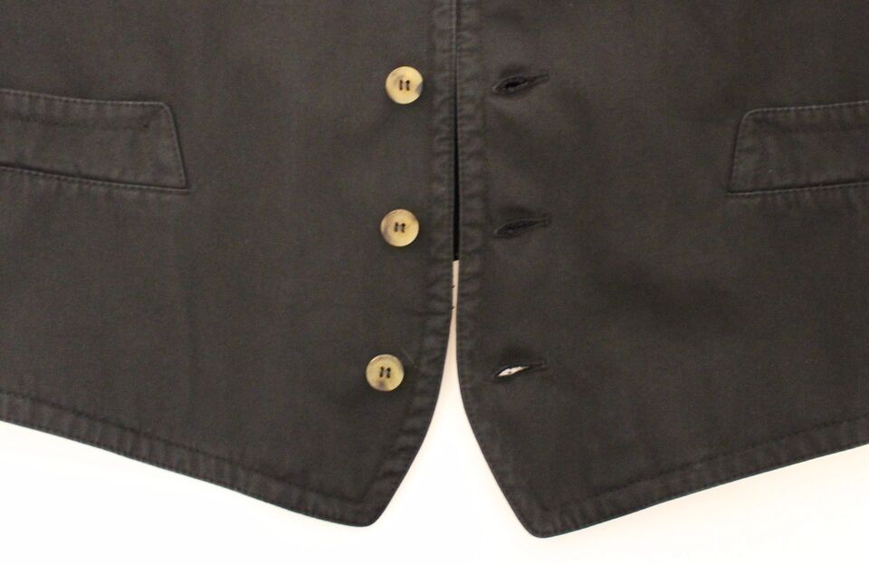 Chaleco Blazer Dolce & Gabbana de Algodón Viscosa Negro