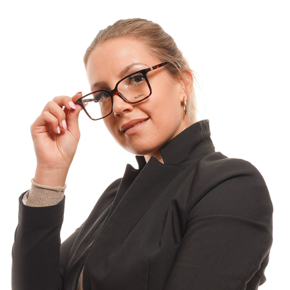 Gafas Max Mara de acetato marrón (montura)