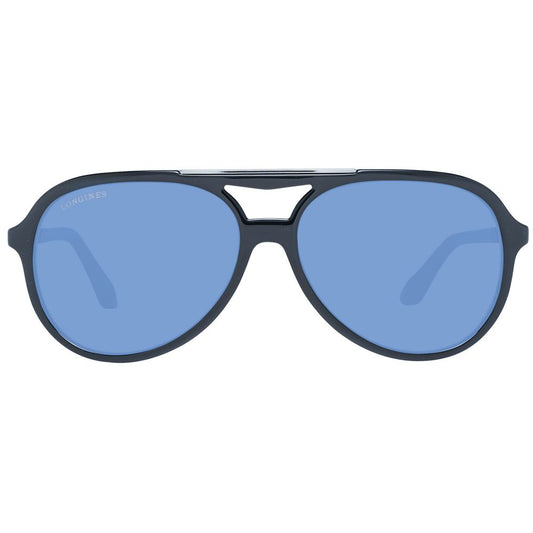Gafas de sol Longines de plástico negro