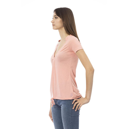 Camiseta de Algodón Multicolor Trussardi Action para Mujer