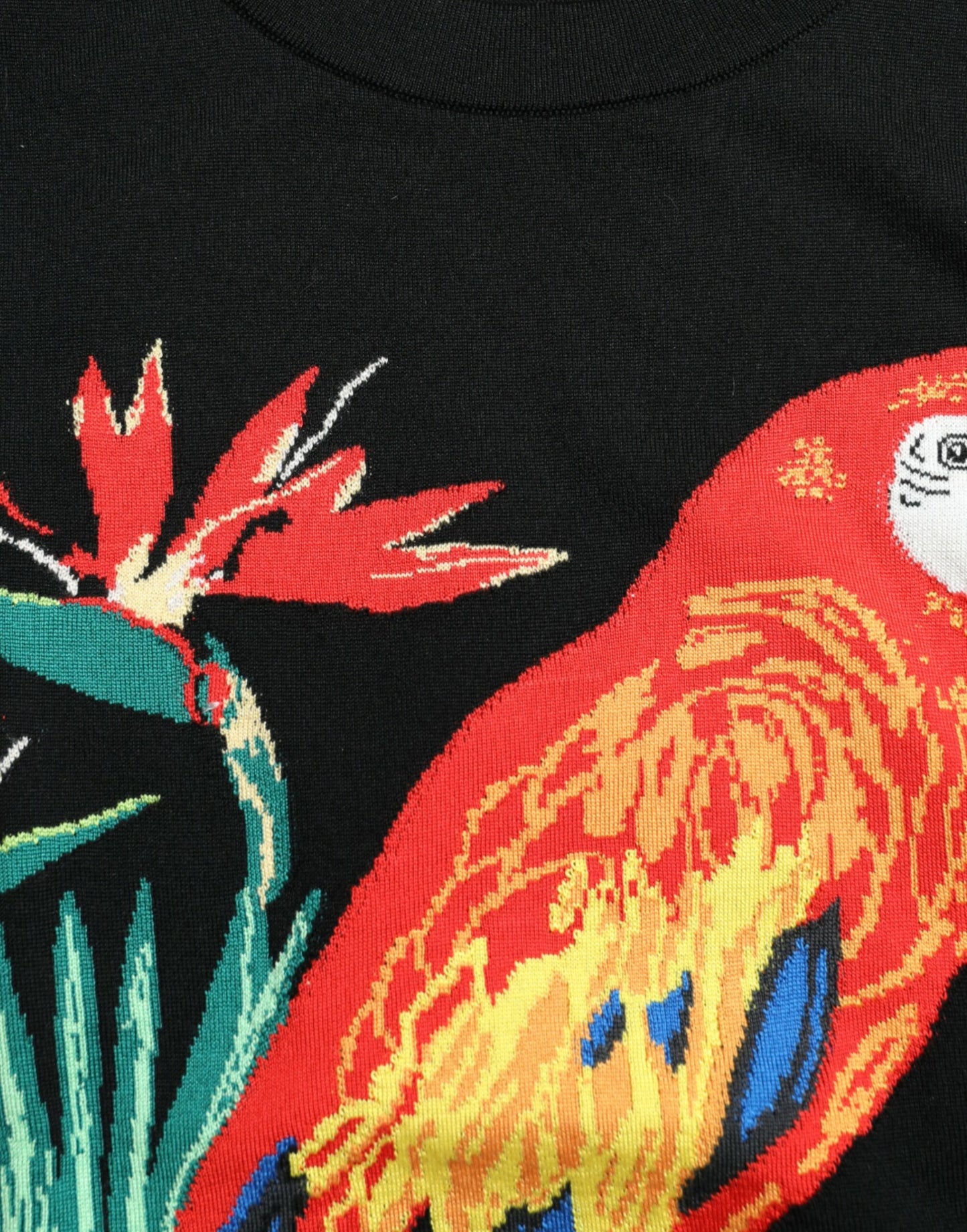 Camiseta sin mangas con cuello redondo y estampado Black Jungle de Dolce & Gabbana