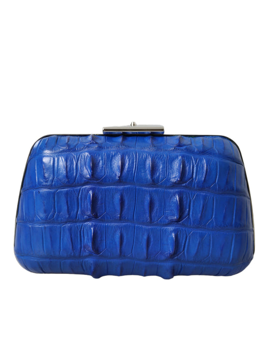 Bolso Clutch Bandolera de Piel Exótica Azul de Balenciaga