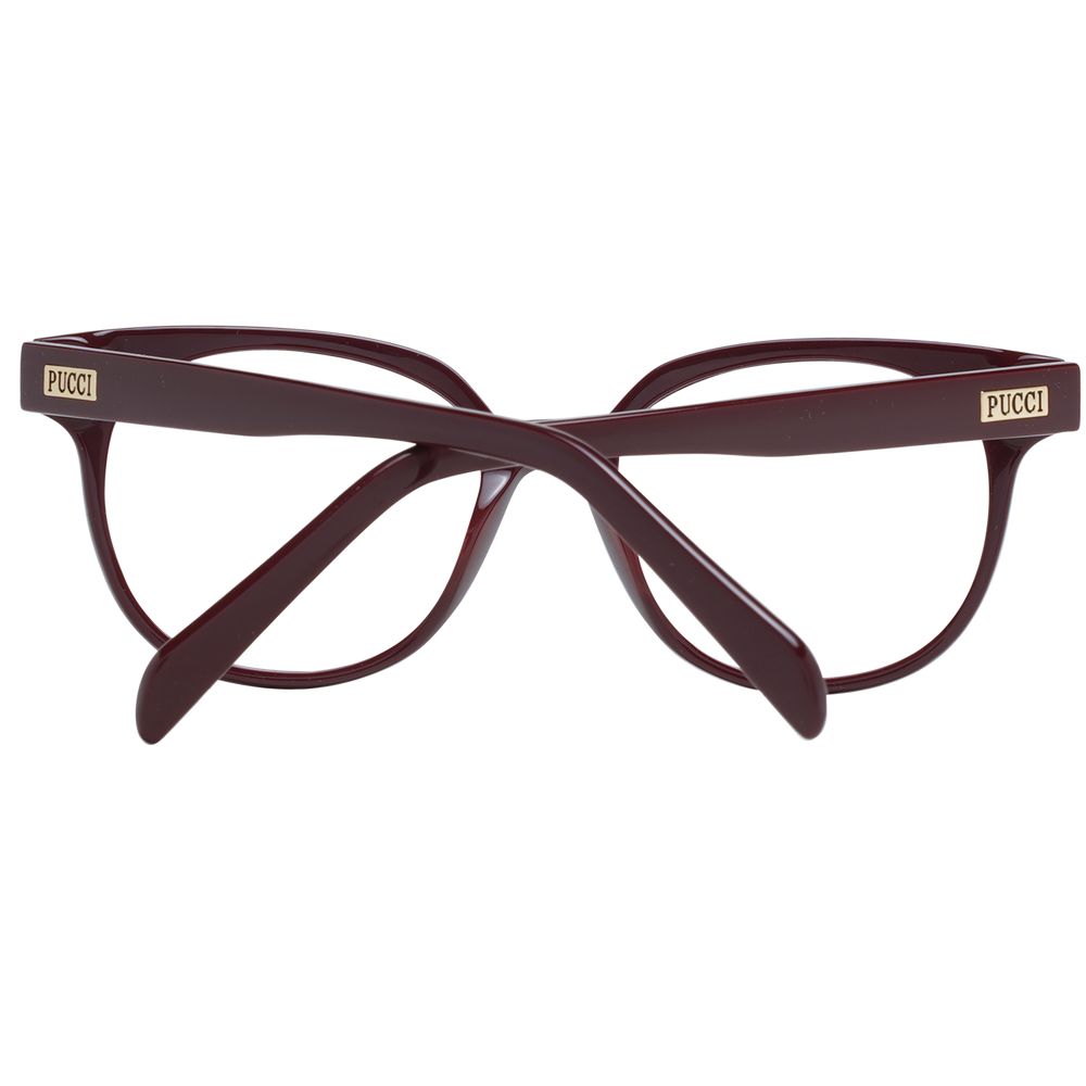 Lunettes Emilio Pucci en plastique bordeaux (Montures)