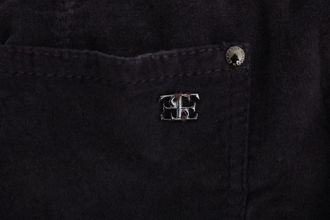 Pantalones Casuales Cortos de Algodón Marrón Ermanno Scervino