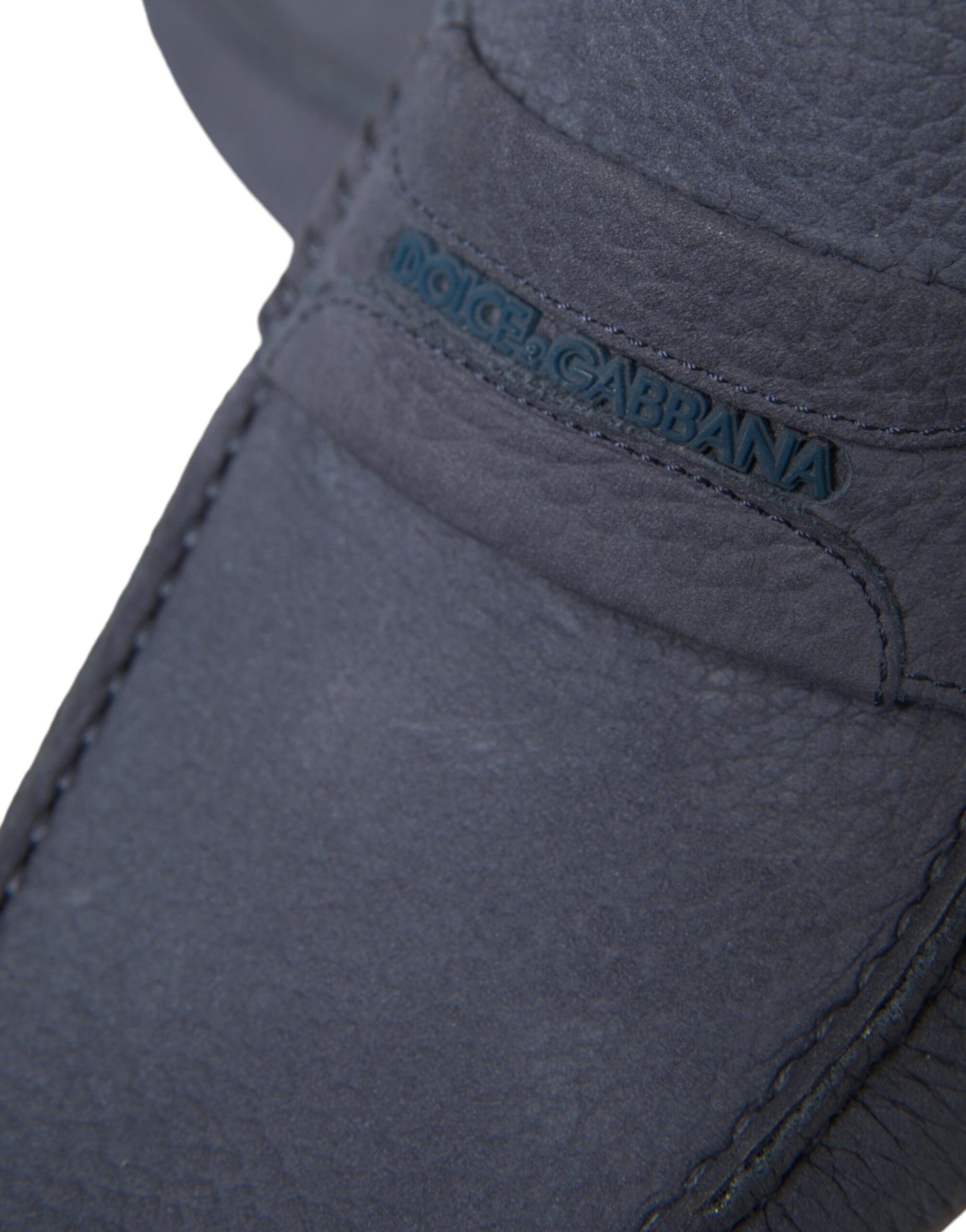 Zapatos Mocasín sin Cordones Dolce & Gabbana de Piel de Becerro Azules