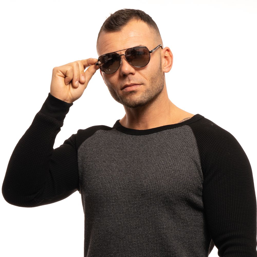 Gafas de sol Guess con montura metálica en gris