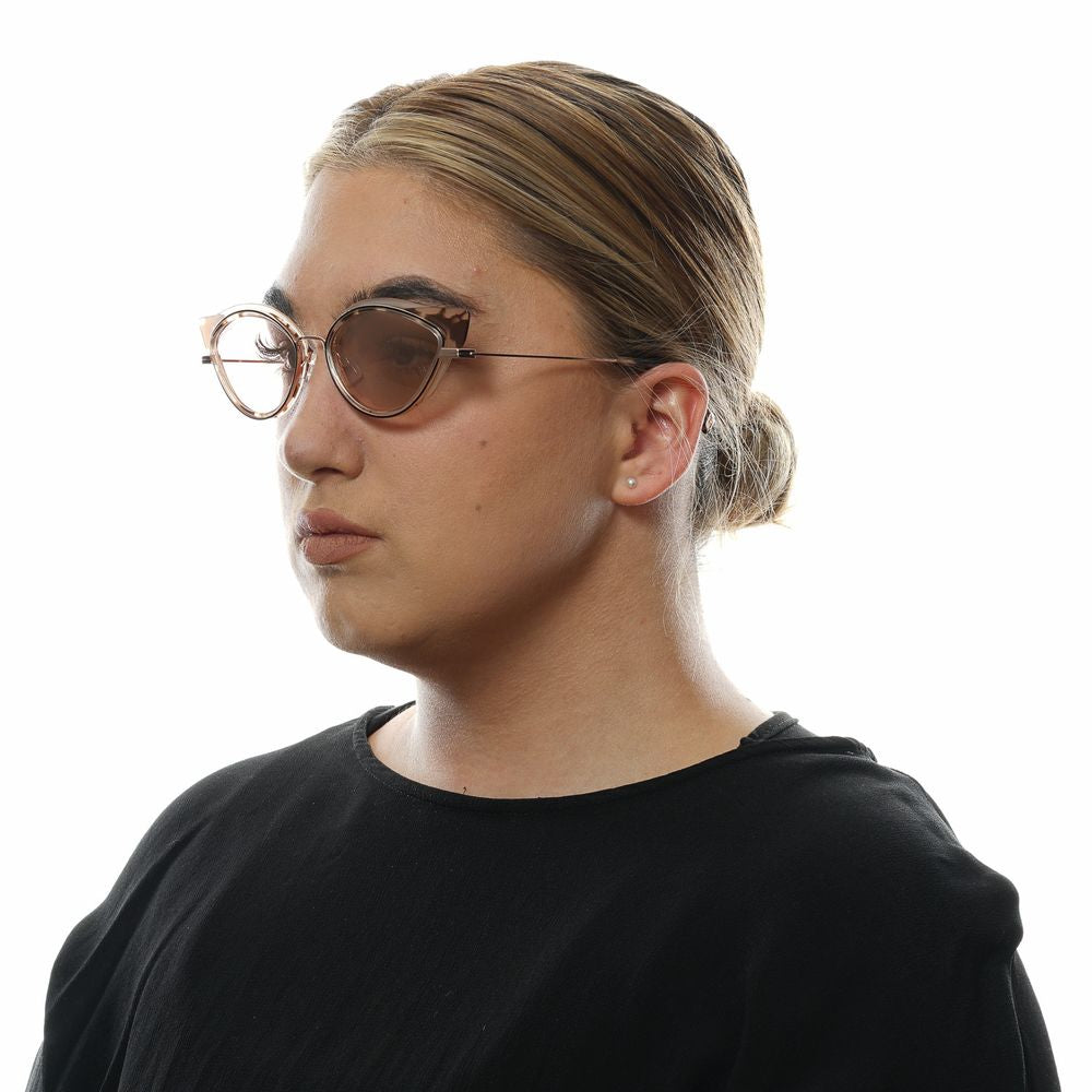 Gafas de sol de metal y plástico marrones Dsquared²