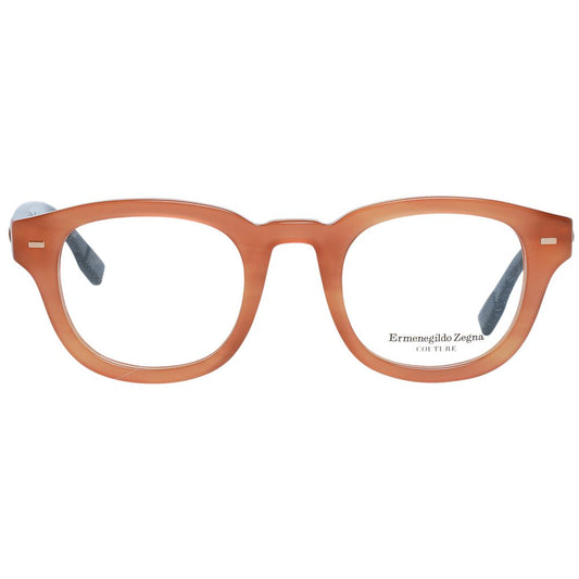 Gafas de plástico marrones Ermenegildo Zegna (montura)