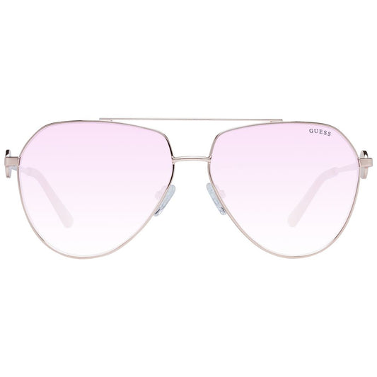 Guess Rose Gold Metal Sunglasses
