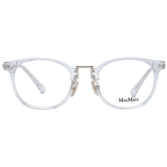 Gafas (monturas) de plástico blanco Max Mara