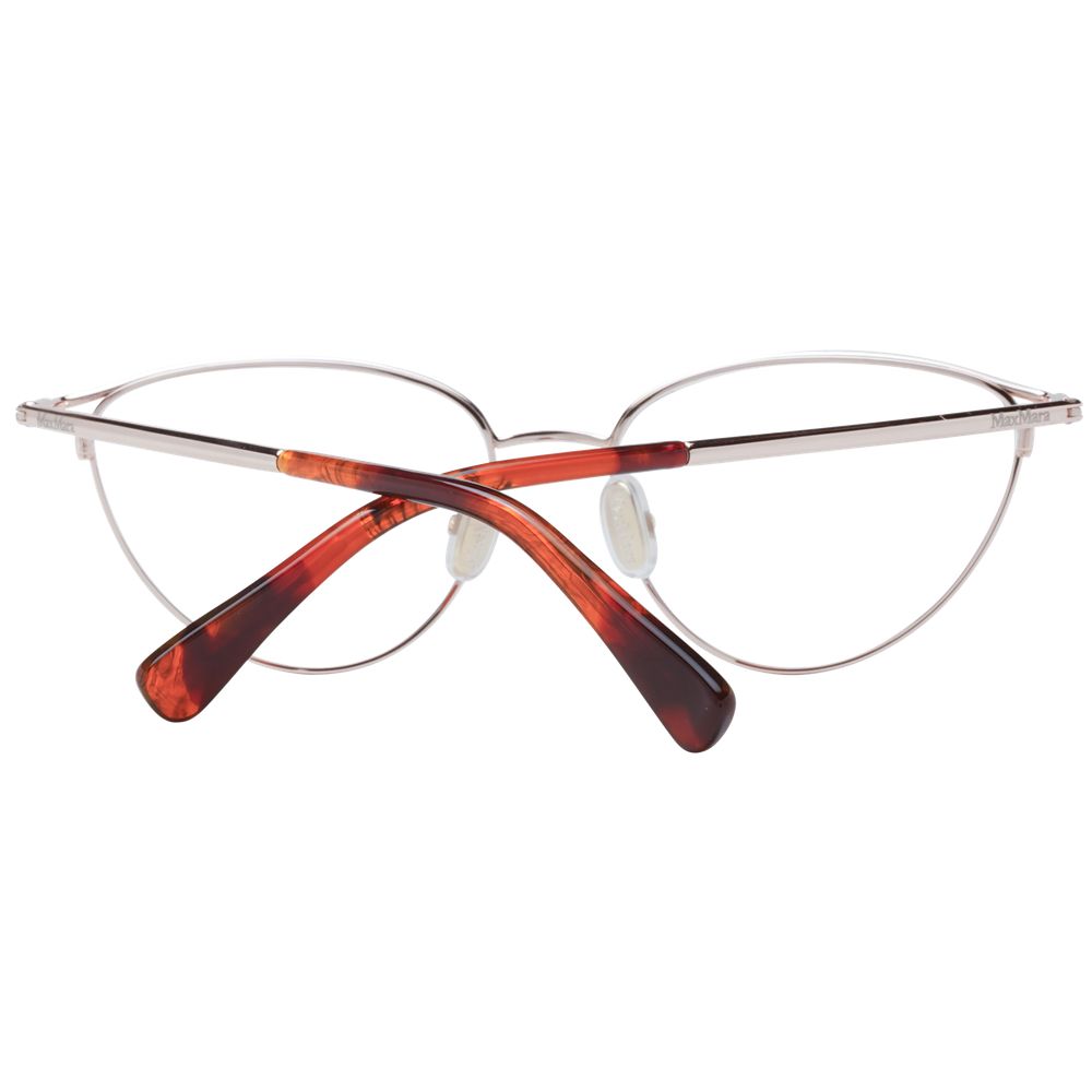 Gafas Max Mara de metal oro rosa (montura)
