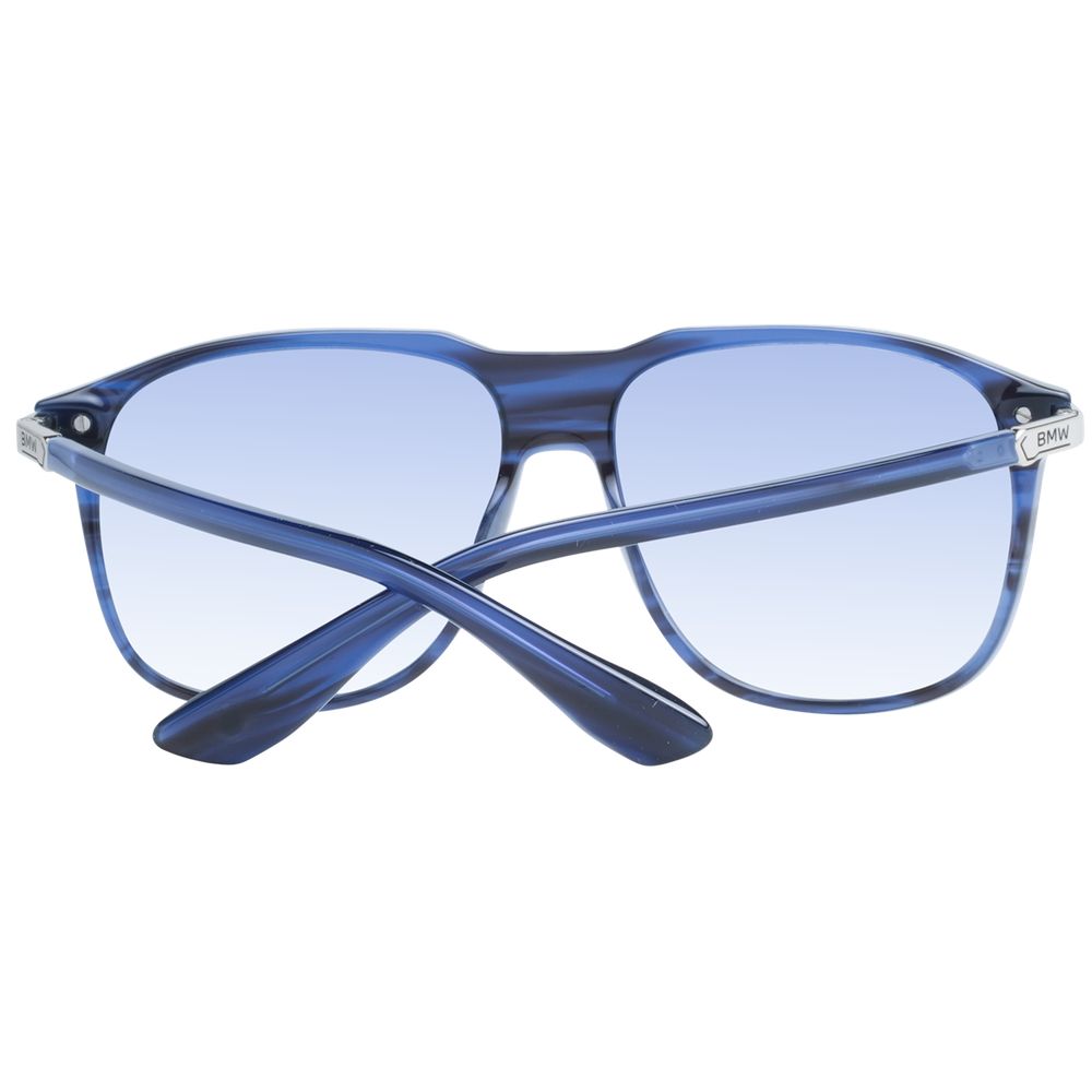 Gafas de sol de plástico azul BMW