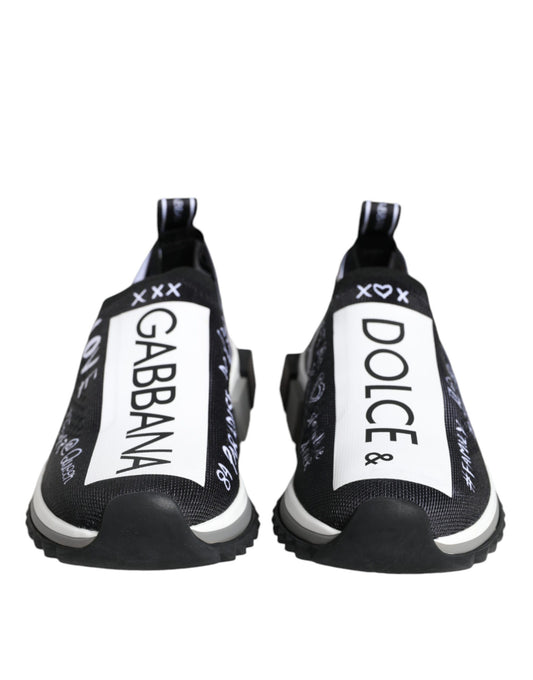 Zapatillas bajas Sorrento de Dolce & Gabbana en blanco y negro
