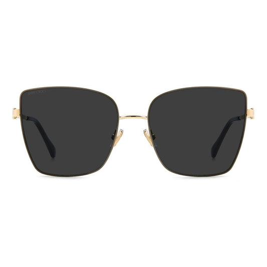 Gafas de sol Jimmy Choo de metal dorado