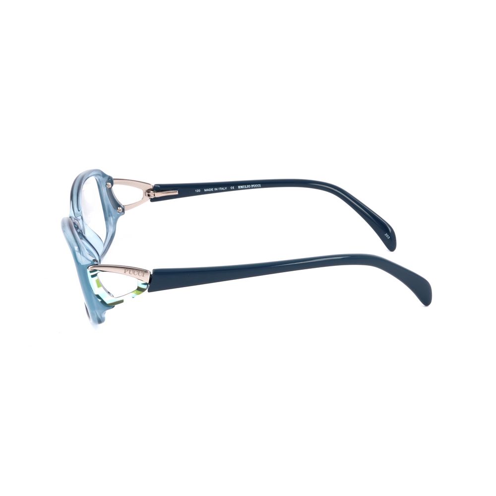 Gafas (montura) de plástico azul Emilio Pucci