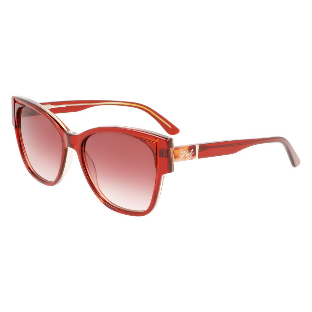 Gafas de sol de acetato naranjas Karl Lagerfeld