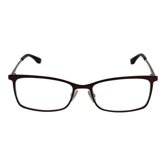 Gafas (montura) Hugo Boss burdeos de acero inoxidable