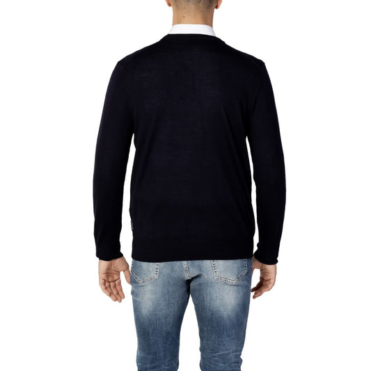 Sudadera de Lana Azul Armani Exchange