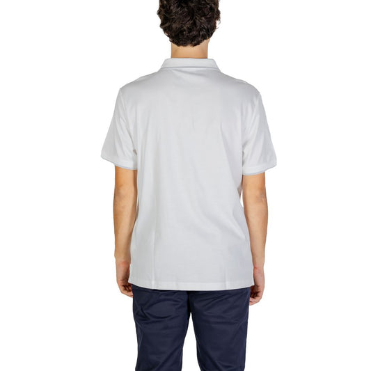 Polo de algodón blanco Calvin Klein Jeans