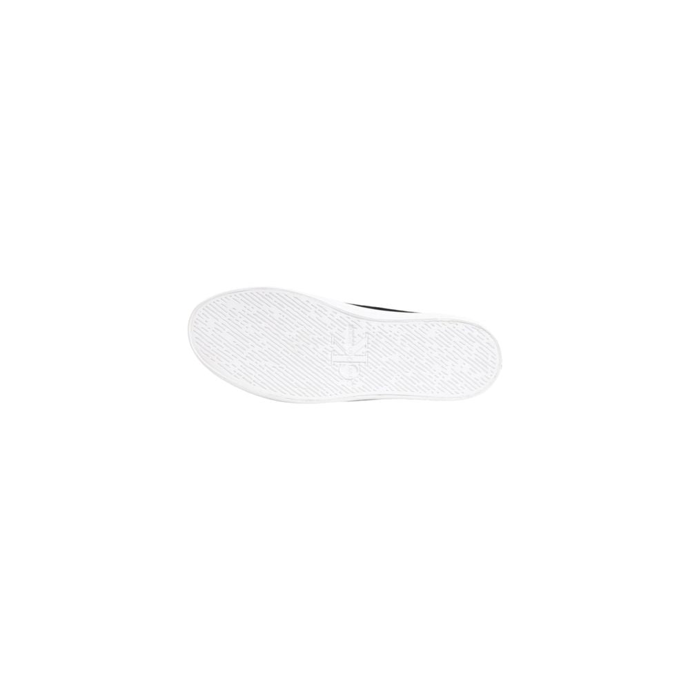 Zapatillas de plataforma de ante y cuero negras Calvin Klein Jeans