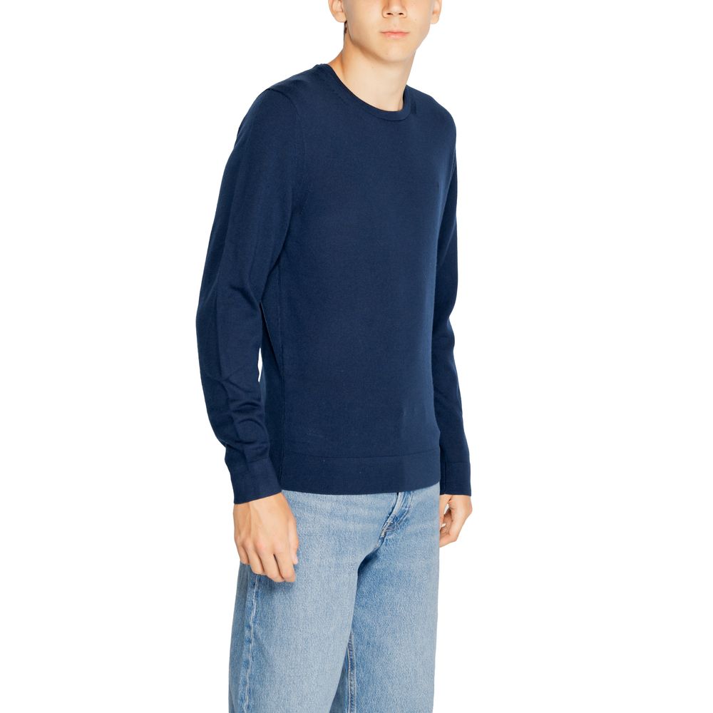 Sudadera de lana reciclada azul Calvin Klein