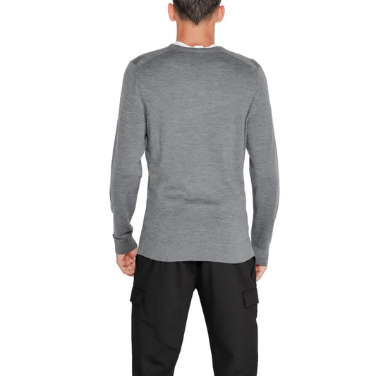Sudadera Calvin Klein Gris de Lana Reciclada