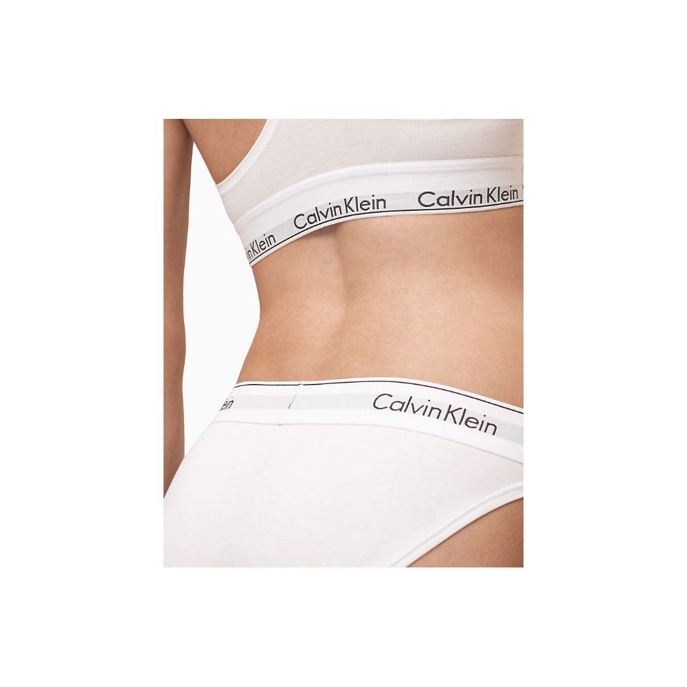 Calvin Klein Underwear Braguita de algodón blanca